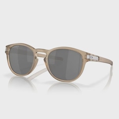 Óculos de Sol Oakley Unissex Latch Matte Sepia Prizm Black Polarized - Foto 1