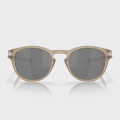 Óculos de Sol Oakley Unissex Latch Matte Sepia Prizm Black Polarized - Foto 3