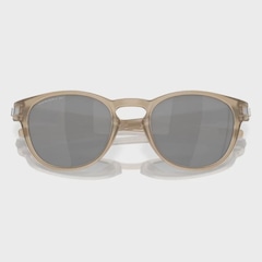 Óculos de Sol Oakley Unissex Latch Matte Sepia Prizm Black Polarized - Foto 5