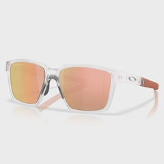Óculos de Sol Oakley Unissex Actuator SQ Matte Clear Prizm Rose Gold Polarized - Foto 1