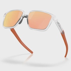 Óculos de Sol Oakley Unissex Actuator SQ Matte Clear Prizm Rose Gold Polarized - Foto 2