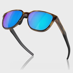 Óculos de Sol Oakley Unissex Actuator Brown Tortoise Prizm Sapphire Polarized - Foto 2