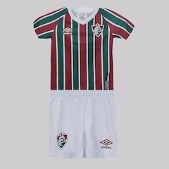 Conjunto do Fluminense I 2025 Umbro - Infantil - Foto 1