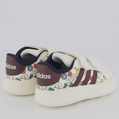 Tênis adidas Grand Court 2.0 CF Printed - Infantil - Foto 3