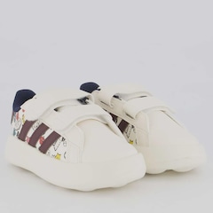 Tênis adidas Grand Court 2.0 CF Printed - Infantil - Foto 5