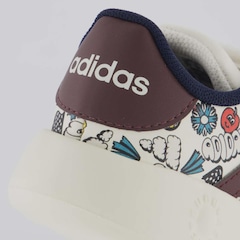 Tênis adidas Grand Court 2.0 CF Printed - Infantil - Foto 6
