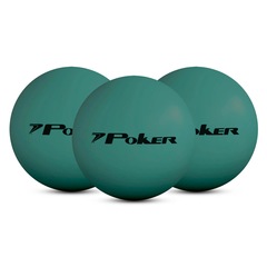 Kit Poker Bolas de Borracha Frescobol N3 - 3 Unidades - Foto 1