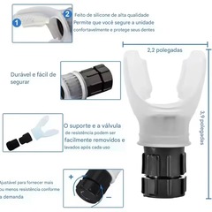 Bucal Gold Sports Esportivo De Treinamento Respiratório - Foto 3