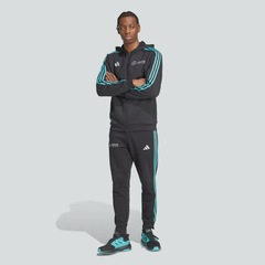 Blusão adidas Capuz Zíper Mercedes AMG Petronas Fórmula 1 Team DNA - Masculino - Foto 6