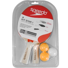 Kit Tênis De Mesa Speedo Star 1 - 2 Raquetes e 3 Bolas - Foto 7