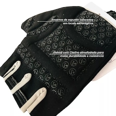 Luva Para Ciclismo Meio Dedo Curto Absolute Outfit Nero - Foto 3