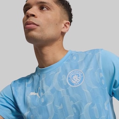 Camisa Manchester City 2025 Puma Pré-Jogo - Masculina - Foto 6