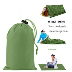 Saco de Dormir Gold Sports Portátil à Prova D'água Sobrevivência com Apito - Foto 6