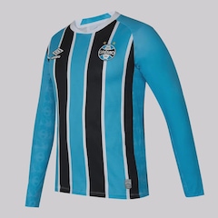Camisa Manga Longa do Grêmio Umbro I 2025 - Masculina - Foto 2