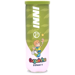 Bola de Tênis Inni Guguinha Stage 1 - Tubo com 03 Bolas - Foto 1