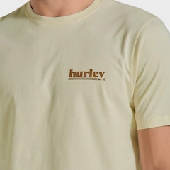 Camiseta Hurley Algodão Básica Off White - Masculina - Foto 3