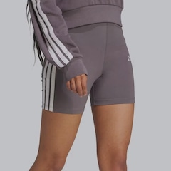 Shorts adidas Biker 3 Stripes - Feminino - Foto 2