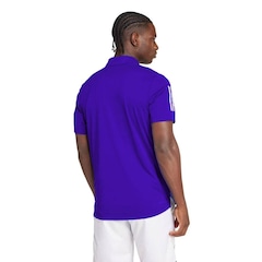 Camiseta Polo adidas Club 3 Stripes - Masculina - Foto 3