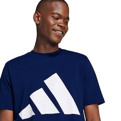 Camiseta adidas Big Logo - Masculina - Foto 4