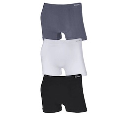 Kit Cueca Hoahi 3X1 Boxer Algodão - Masculina - Foto 1