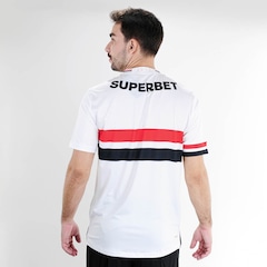 Camiseta De Time New Balance Torcedor Home Spfc 2025 - Masculina - Foto 5