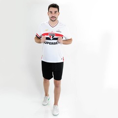 Camiseta De Time New Balance Torcedor Home Spfc 2025 - Masculina - Foto 6
