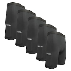 Short Térmico Fristyle Segunda Pele Ciclista Com Proteção Uv 5 Unidades - Adulto - Masculino - Foto 1