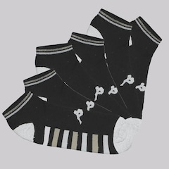 Kit Meia Kappa 3 Pares Comfort Cano Baixo - 38 - 43 - Adulto - Foto 1