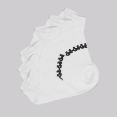 Kit Meia Sapatilha Kappa 6 Pares Cano Baixo - Tamanho 38 - 43 - Adulto - Foto 1