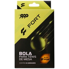 Bola de Tênis de Mesa Fort 3 Estrelas - Pack com 6 Bolinhas - Foto 4