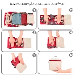Mochila Esportiva Gold Sports Dobrável Camel Montanhismo A Prova De Água 35 Lts - Foto 5