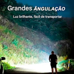 Mini Lanterna Gold Sports Led Cob Luz Dupla Super Brilhante Usb 180° Com Imã - Foto 8