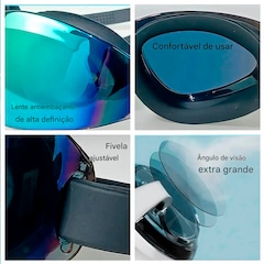 Óculos De Natação Gold Sports Fashion 8.0 Polarizada - Foto 2