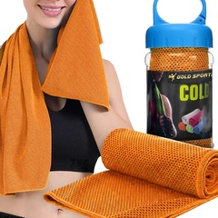 Toalha De Microfibra Gold Sports Ultra Refrescante Cool 88x29 Cms - Foto 2