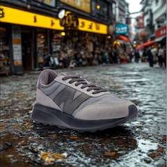 Tênis New Balance 370V1 + Par de Meia - Masculino - Foto 2