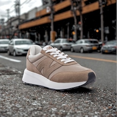 Tênis New Balance 370V1 + Par de Meia - Masculino - Foto 2