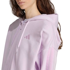 Jaqueta adidas 3 Stripes com Capuz - Feminina - Foto 6