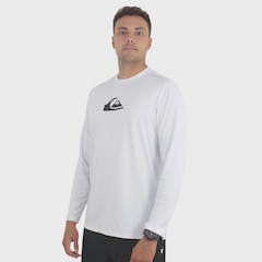 Camiseta Manga Longa Quiksilver Surf Solid Streak - Masculina - Foto 3