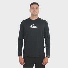 Camiseta Manga Longa Quiksilver Surf Solid Streak - Masculina - Foto 3