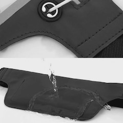Pochete Impermeável DK Com Visor Porta Garrafa Chaves para Corrida Esporte Fitness Camping - Foto 2