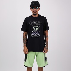 Camiseta Oakley Space Grip Tee - Masculina - Foto 4