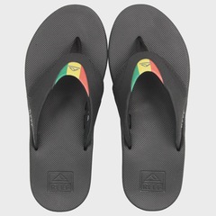 Chinelo Reef Mick Fanning Rasta - Masculino - Foto 1