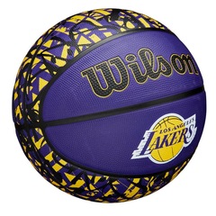 Bola de Basquete Wilson NBA TEAM GRAFFITI Los Angeles Lakers - Foto 5