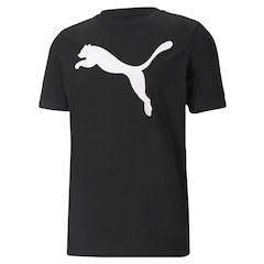 Camiseta Puma Essentials Logo Poly DryCELL - Masculina - Foto 1
