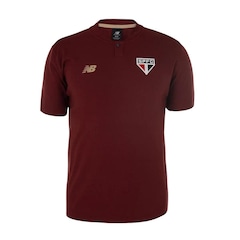 Camisa Polo do São Paulo Viagem 2025 New Balance - Masculina - Foto 1