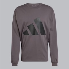 Camiseta Manga Longa adidas Big Logo - Masculina - Foto 4
