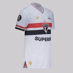 Camisa do São Paulo New Balance I 2025 Patch Libertadores - Masculina - Foto 2