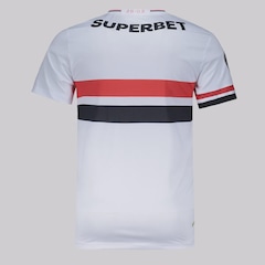 Camisa do São Paulo New Balance I 2025 Patch Libertadores - Masculina - Foto 4