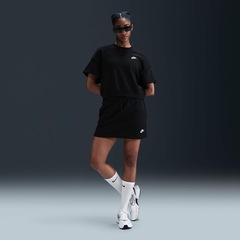 Camiseta Nike Sportswear Club Fleece Crew - Feminina - Foto 4