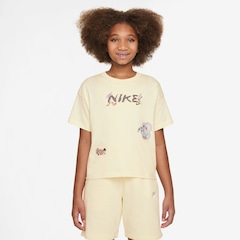Camiseta Nike Sportswear Seasonal Story - Infantil - Foto 1